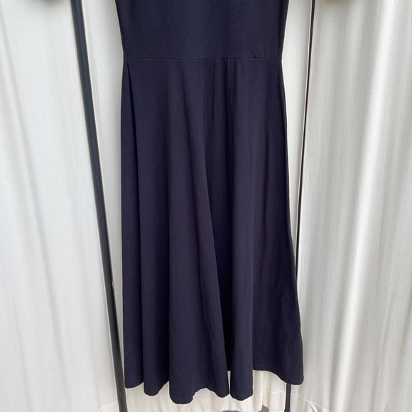 ❗️SOLD❗️EUC- LULAROE BLACK W/GREEN TRIM FLARED MAXI DRESS - Picture 11 of 14